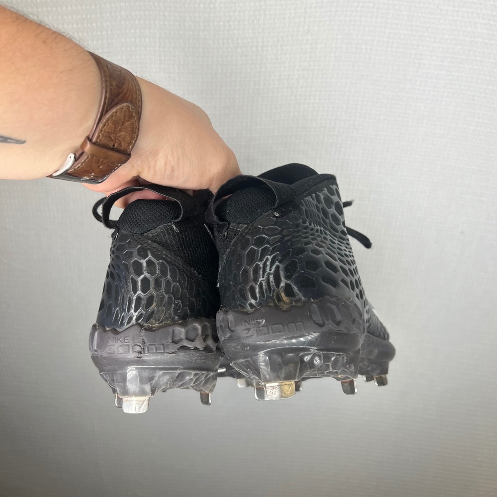 Nike Zoom Force Trout 5 Mens Baseball Cleats Black White AH3372-010 Size 7.5 - Picture 4 of 7